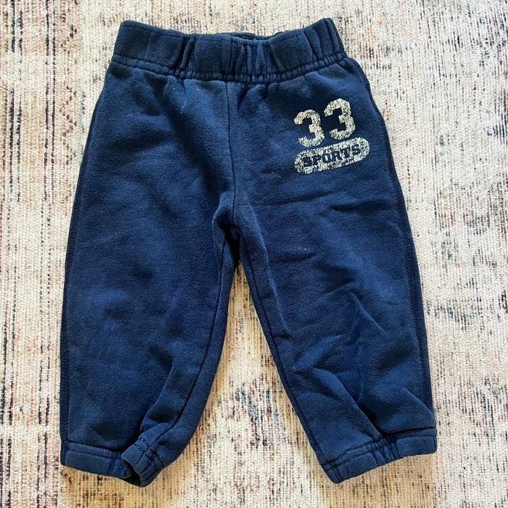 Navy Blue Kids Jogger Pants